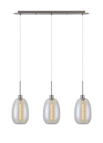 Lori Satin Nickel Ceiling Lights Deco Linear Fittings